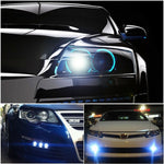 2 PCS 22.5mm 1.5W 150LM Ice Blue Light 3 LED SMD 5630 Spotlight Eagle Eye Light Daytime Running Light for Vehicles, S-CMS-3700B, S-CMS-3700F, S-CMS-3700G, S-CMS-3700L, S-CMS-3700R, S-CMS-3700W, S-CMS-3700Y