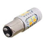 2PCS 1157/BAY15D 10W 700LM  Yellow + White Light 20-LED SMD 5630 Car Brake Light Lamp Bulb, Constant Current, DC 12-24V, 1157