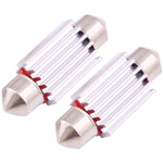 2 PCS 41mm 3.5W 180LM White Light 12 LED SMD 4014 CANBUS License Plate Reading Lights Car Light Bulb, 3.5W 41mm