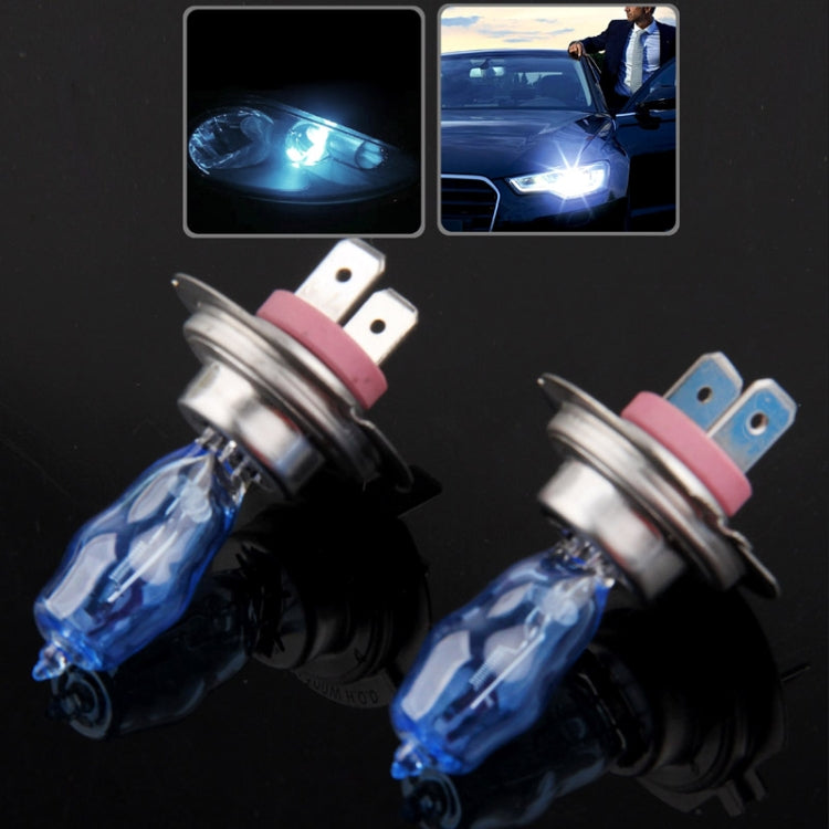 Halogen Bulb, Super White Car Headlight Bulb, 12 V / 100W, 6000K 2400 LM  (Pair), HOD H1, HOD H3, HOD H7, HOD 9005, HOD H11, HOD H4, HOD 9006