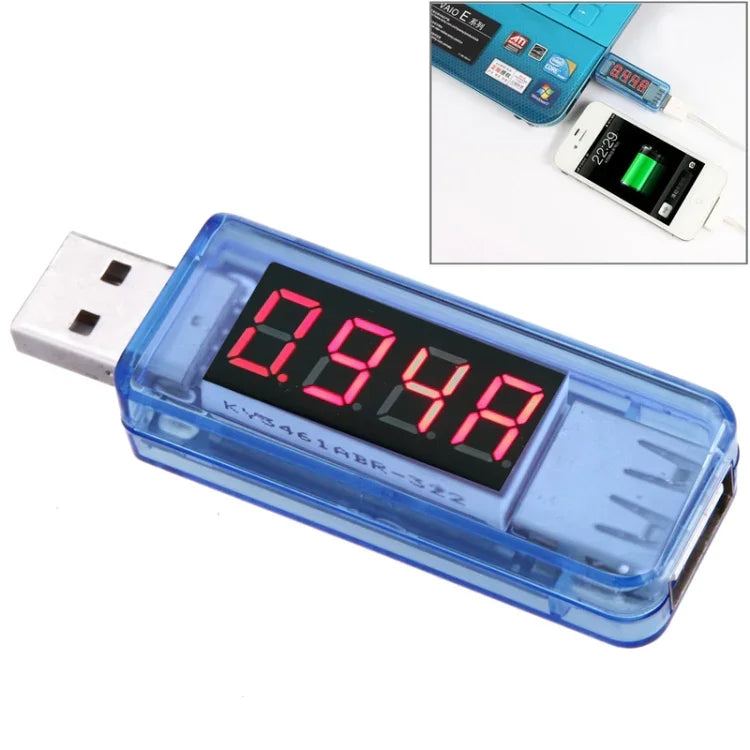 USB-Spannungsprüfer / Stromtester für Mobiltelefone / Tablets (DG150), USB-Spannung-KW-202