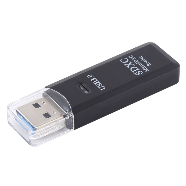 2 in 1 USB 3.0 Kartenleser, Super Speed 5Gbps, Unterstützt SD-Karte / TF-Karte