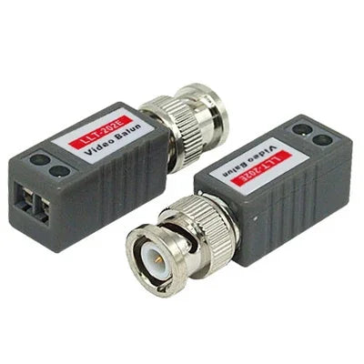 2 Stück 1-Kanal passiver Video-Balun UTP BNC Cat5 Transceiver, X202E
