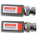 2 Stück 1-Kanal passiver Video-Balun UTP BNC Cat5 Transceiver, X202E