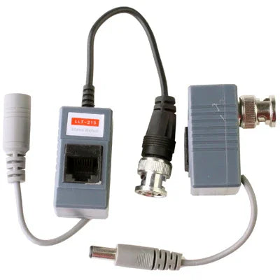2 Stück CCTV-Kamera-Video-/Audio-/Strombalun-UTP-Transceiver, A213A