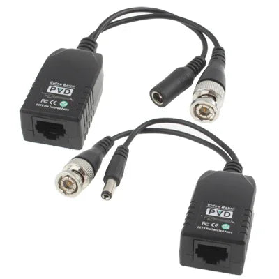 1-Kanal-Passivstrom- und Video-Balun-Anschluss, 1-Kanal