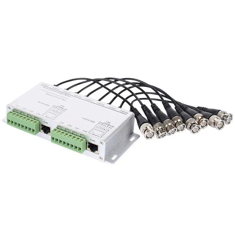 8-Kanal-UTP-Passiv-Video-Balun, CCTV über verdrillte Adernpaare, 8-Kanal-UTP