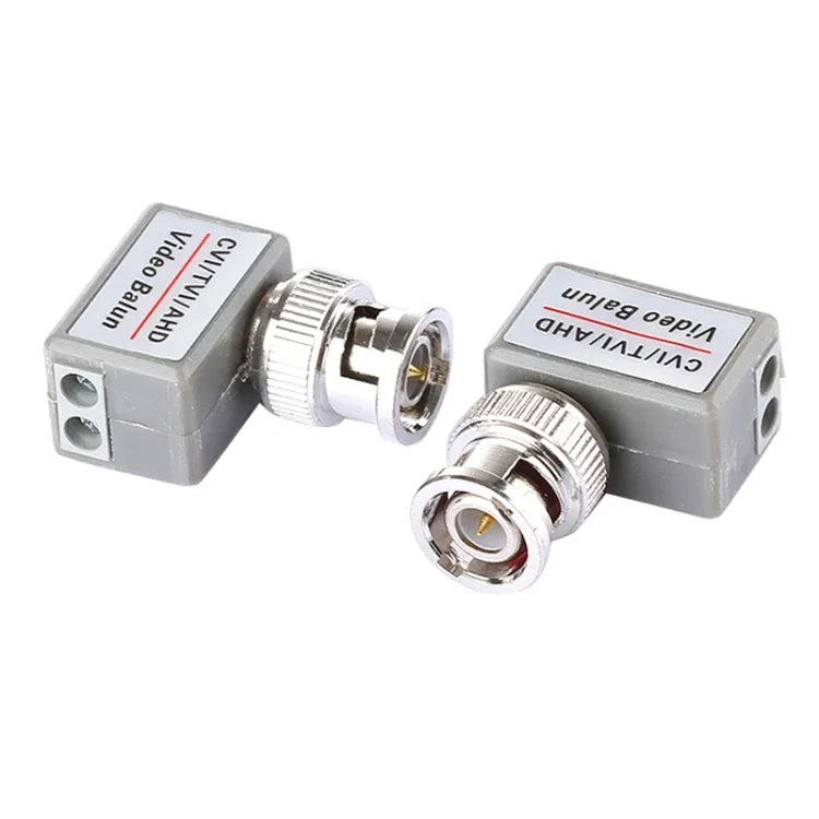 2 Stück 202C-HD CVI/TVI/AHD 1-Kanal Passiver Video-Balun Koaxialadapter, 202C-HD