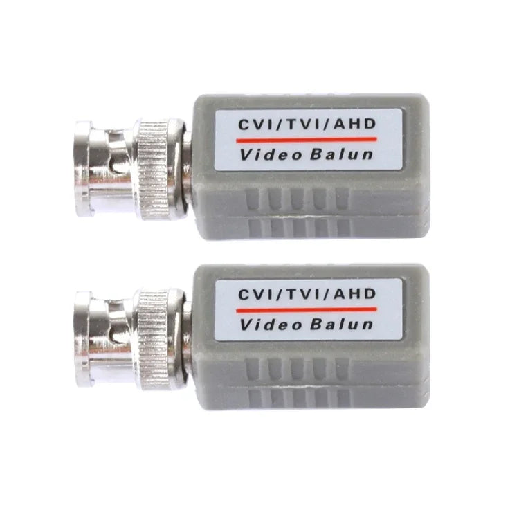 2 Stück 202E-HD CVI/TVI/AHD 1-Kanal Passiver Video-Balun Koaxialadapter, 202E-HD