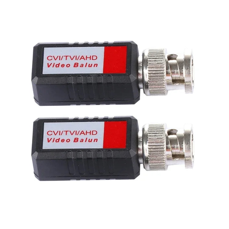 2 Stück HD 202E Erweiterte Version Koaxial CVI/TVI/AHD 1-Kanal Passiver Transceiver Video Balun, 202E