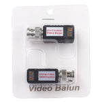 2 Stück HD 202E Erweiterte Version Koaxial CVI/TVI/AHD 1-Kanal Passiver Transceiver Video Balun, 202E
