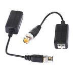 2 Stück HD 205C Koaxial-CVI/TVI/AHD 1-Kanal passiver Transceiver-Video-Balun, 205C