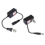 2 Stück HD 213A Koaxial-CVI/TVI/AHD-Video-Audio-Power-Balun-Transceiver, 213A