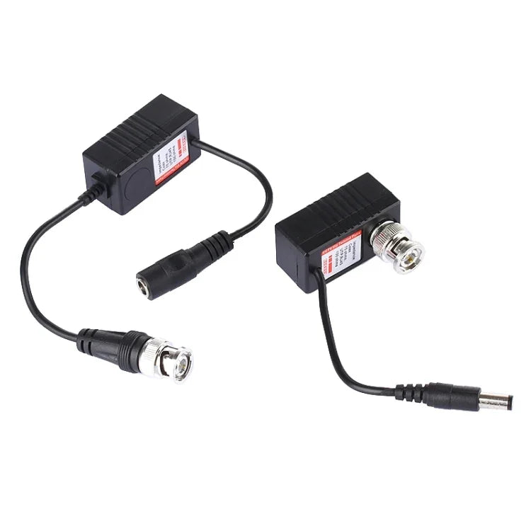 2 Stück HD 213A Koaxial-CVI/TVI/AHD-Video-Audio-Power-Balun-Transceiver, 213A