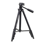 YUNTENG VCT-681 138cm Stativ für Spiegelreflex-/Mikro-Spiegelreflex-/Digitalkameras, 4-teilige, klappbare Aluminiumbeine, geeignet für Canon / Nikon / Panasonic / Pentax / Casio / Sony / Fuji (Tragfähigkeit: 3 kg)