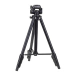 YUNTENG VCT-681 138cm Stativ für Spiegelreflex-/Mikro-Spiegelreflex-/Digitalkameras, 4-teilige, klappbare Aluminiumbeine, geeignet für Canon / Nikon / Panasonic / Pentax / Casio / Sony / Fuji (Tragfähigkeit: 3 kg)