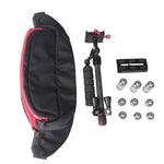 Letspro Verstellbarer Platten-Slider aus Kohlefaser, professioneller Stabilisator für Kameras / DV-Kameras / DSLR-Kameras / Camcorder (SK-500)
