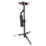 Letspro Verstellbarer Platten-Slider aus Kohlefaser, professioneller Stabilisator für Kameras / DV-Kameras / DSLR-Kameras / Camcorder (SK-500)