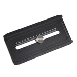 Letspro Verstellbarer Platten-Slider aus Kohlefaser, professioneller Stabilisator für Kameras / DV-Kameras / DSLR-Kameras / Camcorder (SK-500)