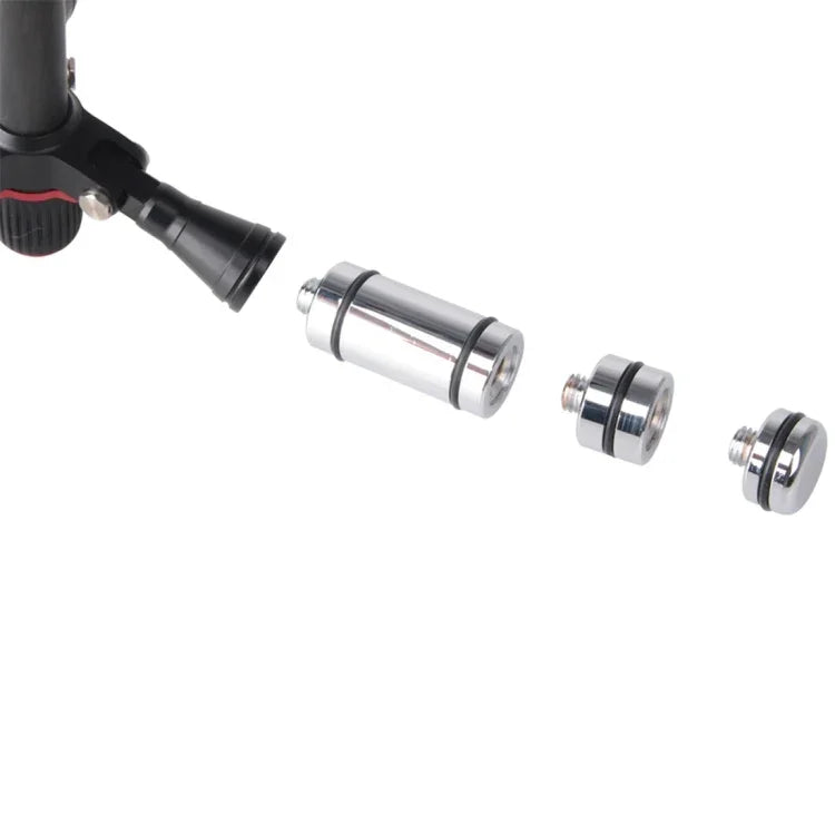 Letspro Verstellbarer Platten-Slider aus Kohlefaser, professioneller Stabilisator für Kameras / DV-Kameras / DSLR-Kameras / Camcorder (SK-500)