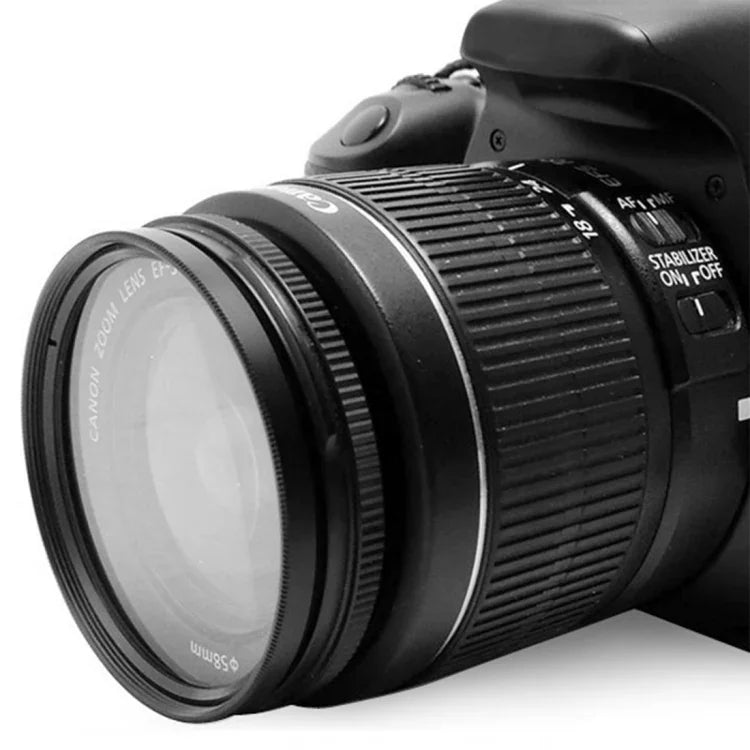 52-mm-Digitalkamera-Objektiv mit UV-Filter aus Aluminiumlegierung, 52 mm