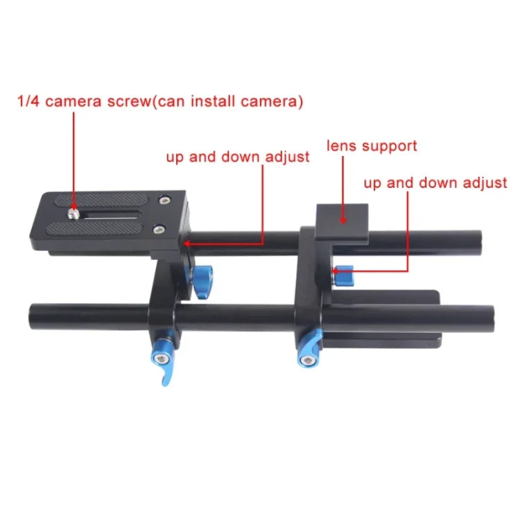 YEANGU YLG1005A 15mm Schnellwechsel-Schiene für Spiegelreflexkameras, YLG1005A