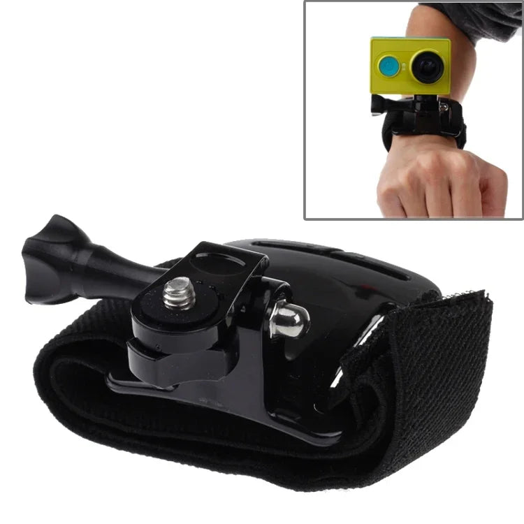 GP110 Armgurt / Handgelenkschlaufe + Verbindungsstück für GoPro, Insta360, DJI und andere Action-Kameras, GP110