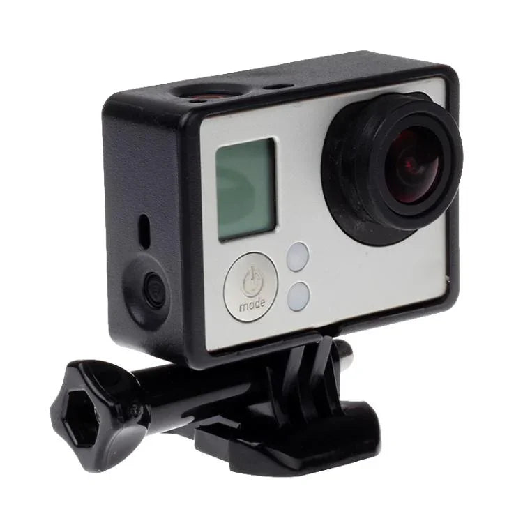 Standard-Schutzrahmengehäuse mit diversen Befestigungsteilen für GoPro Hero4 / 3+ / 3, mit diversen Befestigungsteilen