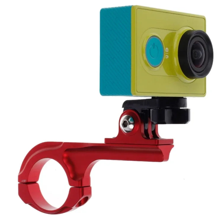Fahrradlenkerhalterung mit Anschlussstück für Xiaomi Yi Sportkamera (XM34), Anschlussstück (Rot)