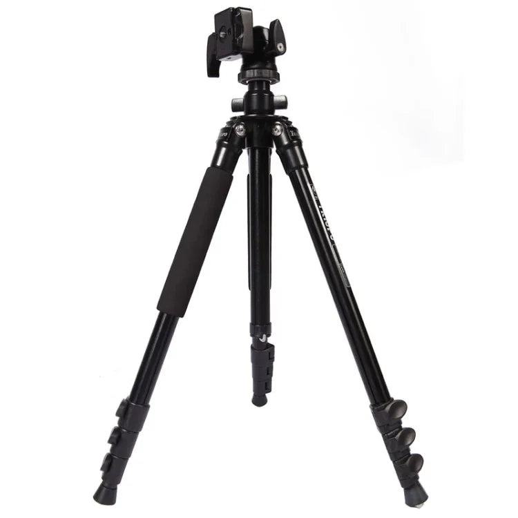 Triopo C-158+KJ-1 Verstellbares, tragbares Stativ aus Aluminiumlegierung, C-158+KJ-1 (Schwarz)