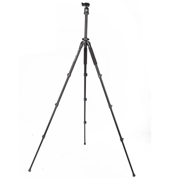 Triopo C-158+KJ-1 Verstellbares, tragbares Stativ aus Aluminiumlegierung, C-158+KJ-1 (Schwarz)