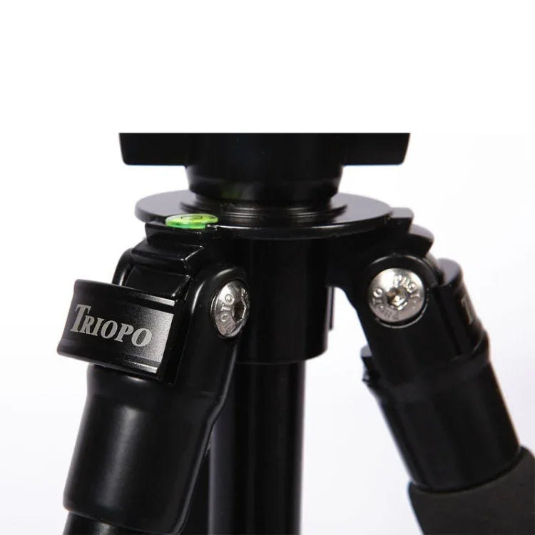 Triopo C-158+KJ-1 Verstellbares, tragbares Stativ aus Aluminiumlegierung, C-158+KJ-1 (Schwarz)
