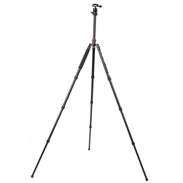 Triopo MT-2504C Verstellbares, tragbares Aluminium-Stativ mit NB-1S Kugelkopf für Canon Nikon Sony DSLR-Kameras, MT-2504C (Schwarz), MT-2504C (Gold)