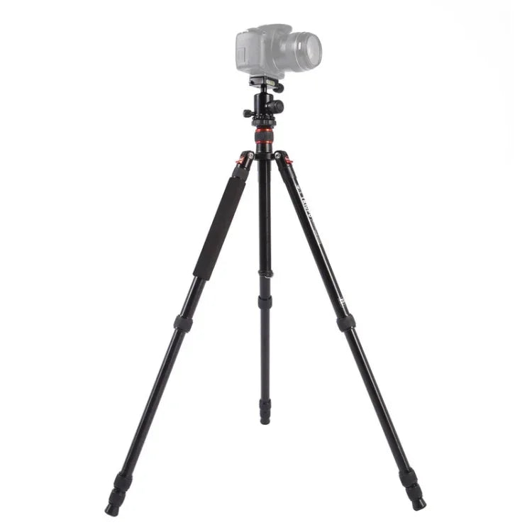 Triopo MT-2504C Verstellbares, tragbares Aluminium-Stativ mit NB-1S Kugelkopf für Canon Nikon Sony DSLR-Kameras, MT-2504C (Schwarz), MT-2504C (Gold)