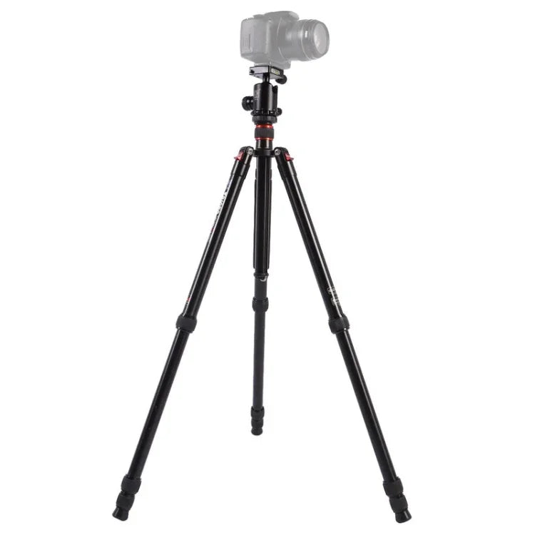 Triopo MT-2804C Verstellbares, tragbares Aluminiumstativ mit NB-2S Kugelkopf für Canon Nikon Sony DSLR-Kameras, MT-2804C (Schwarz), MT-2804C (Gold)