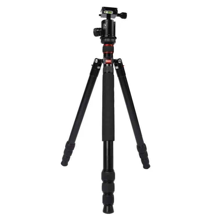 Triopo MT-2804C Verstellbares, tragbares Aluminiumstativ mit NB-2S Kugelkopf für Canon Nikon Sony DSLR-Kameras, MT-2804C (Schwarz), MT-2804C (Gold)