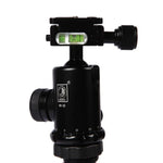 Triopo MT-2804C Verstellbares, tragbares Aluminiumstativ mit NB-2S Kugelkopf für Canon Nikon Sony DSLR-Kameras, MT-2804C (Schwarz), MT-2804C (Gold)