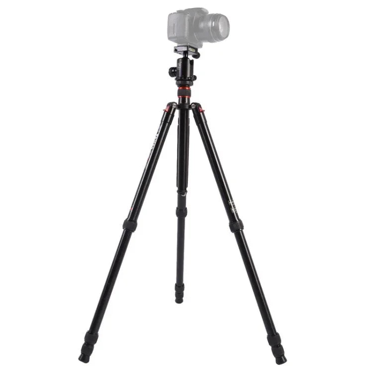 Triopo MT-2804C Verstellbares, tragbares Aluminiumstativ mit NB-2S Kugelkopf für Canon Nikon Sony DSLR-Kameras, MT-2804C (Schwarz), MT-2804C (Gold)