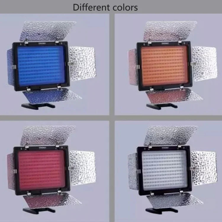 YONGNUO YN-160 II LED-Videoleuchte mit Leuchtweitenregulierung und Fernbedienung für Canon- und Nikon-DSLR-Kameras, YN-160 II