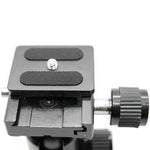 RUBY 005H Stativkugelkopf aus Aluminium-Magnesium-Legierung mit Schnellwechselplattenadapter, Aluminium