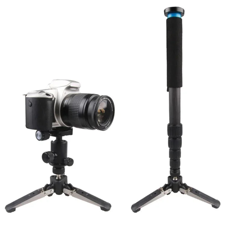 1/4 Zoll Schraube Universal Drei Fuß Einbeinstativ Ständerbasis für Kamera Camcorder, Schwarze Ständerbasis