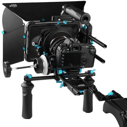 YELANGU YLG0103D F4 Limit Follow Focus mit verstellbarem Zahnriemen für Canon / Nikon / Videokameras / DSLR-Kameras, YLG0103D