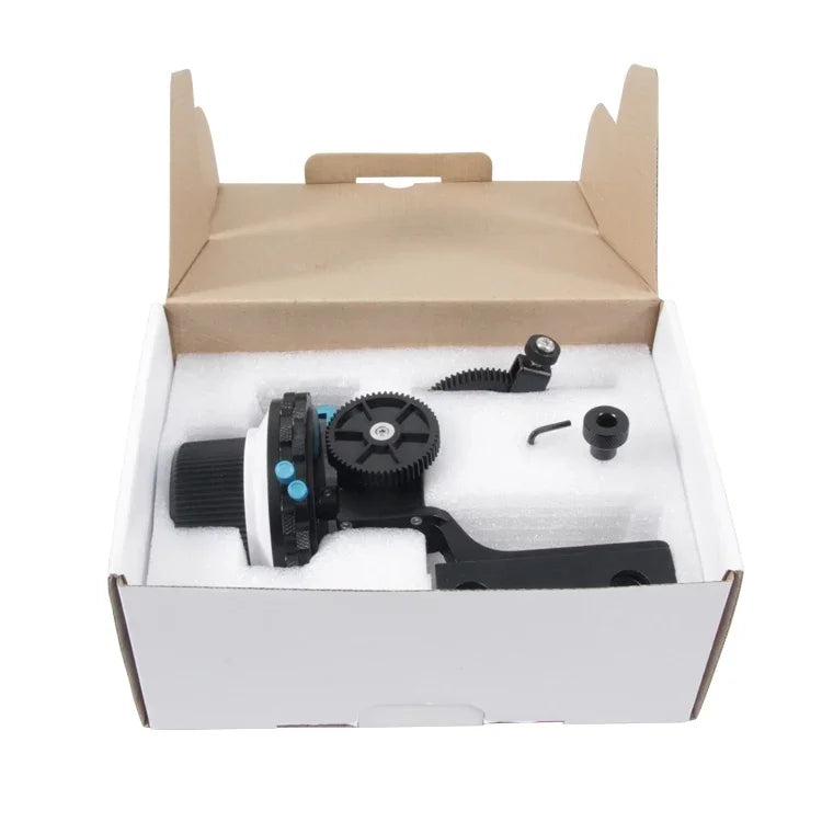 YELANGU YLG0103D F4 Limit Follow Focus mit verstellbarem Zahnriemen für Canon / Nikon / Videokameras / DSLR-Kameras, YLG0103D