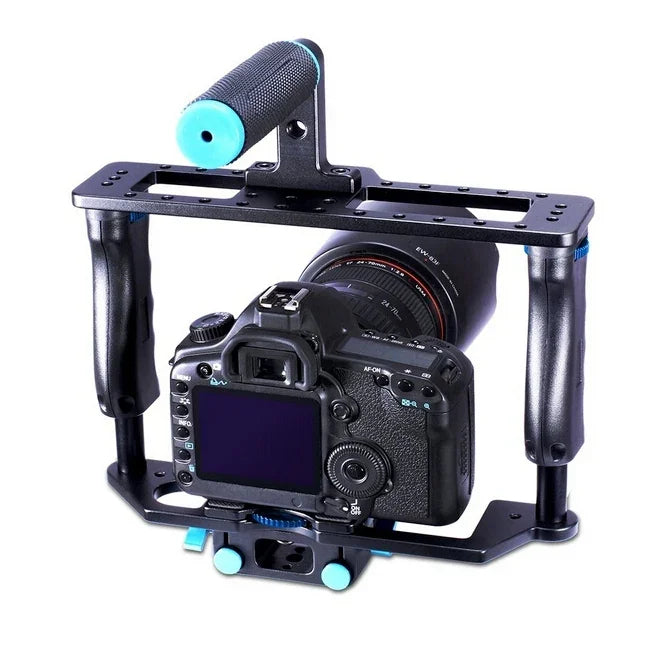 YELANGU YLG0107E-A Schutzkäfig-Griff-Stabilisator-Top-Set für DSLR-Kameras
