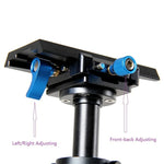 YELANGU S40L 40cm Handstabilisator aus Aluminiumlegierung für DSLR-Kameras und DV-Kameras