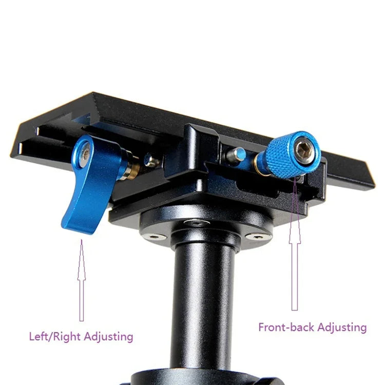 YELANGU S40L 40cm Handstabilisator aus Aluminiumlegierung für DSLR-Kameras und DV-Kameras