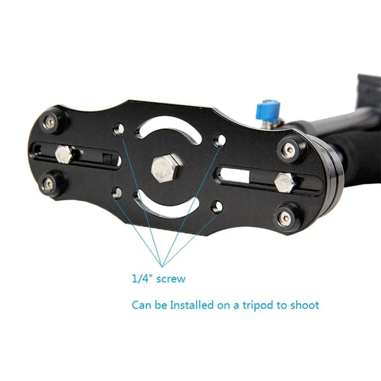 YELANGU S40L 40cm Handstabilisator aus Aluminiumlegierung für DSLR-Kameras und DV-Kameras