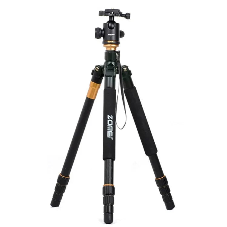 ZOMEI Z688 Tragbares professionelles Reisestativ aus Magnesiumlegierung mit Kugelkopf für Digitalkameras, Z688