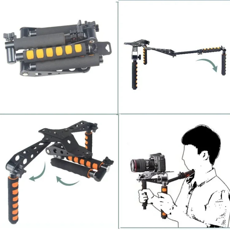 YELANGU YLG0107D Rig I Multifunktionale Schulterhalterung für DSLR-Kameras / Videokameras
