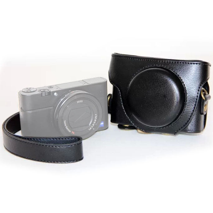 Kameratasche im Retro-Stil aus PU-Leder mit Tragegurt für Sony RX100 M3 / M4 / M5